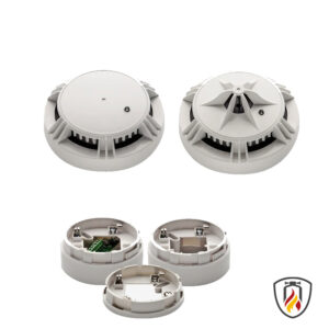 Detectores conv. incendio óptico con base de conexión