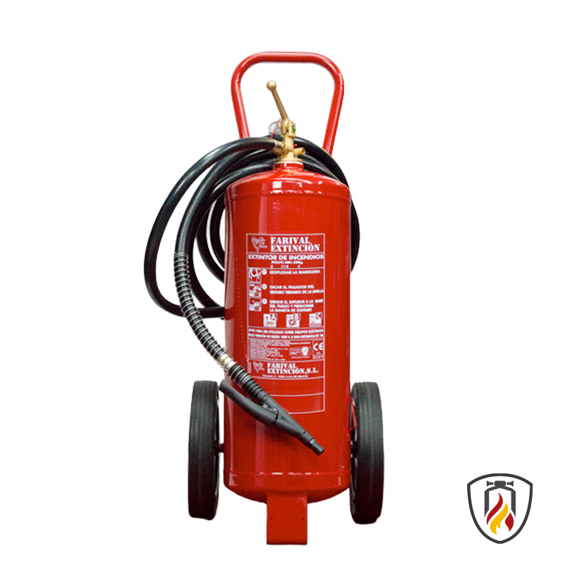 Extintor Polvo carro 25 kgs.