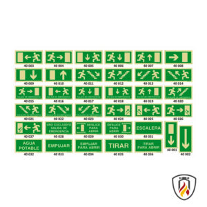 Señales Fotol. de EVACUACION